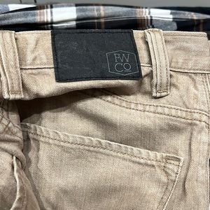 Men’s Free World Night Train Skinny Fit Tan Pants size 30